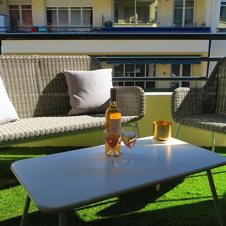 Nestor&jeeves - Galet Terrasse - - Very Close Sea شقة